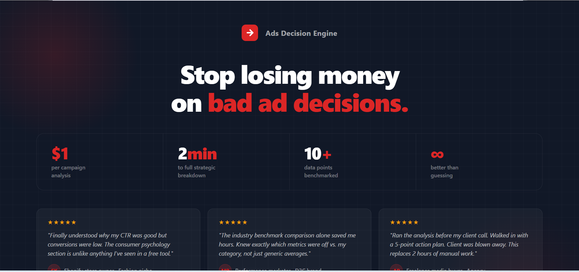 Ads Decision Engine  gallery image