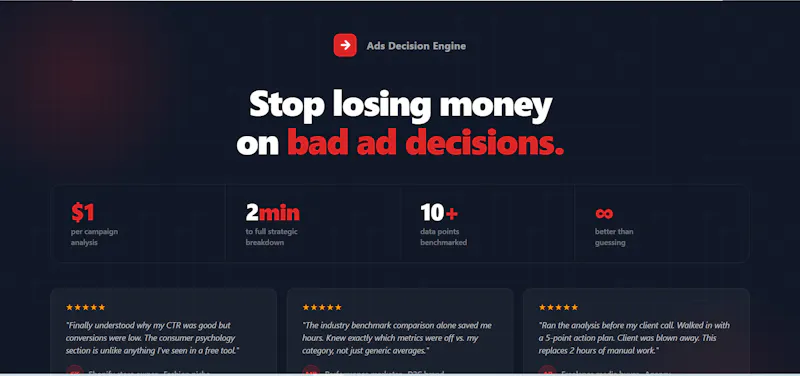 Ads Decision Engine  screenshot 3