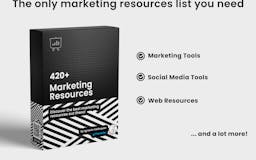 420+ Marketing Resources media 1