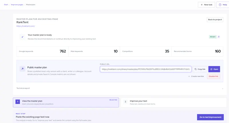 RankTent screenshot 2