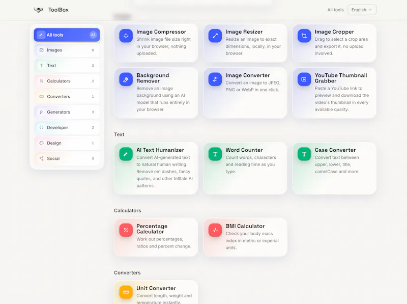 ToolBox - No signup screenshot 2
