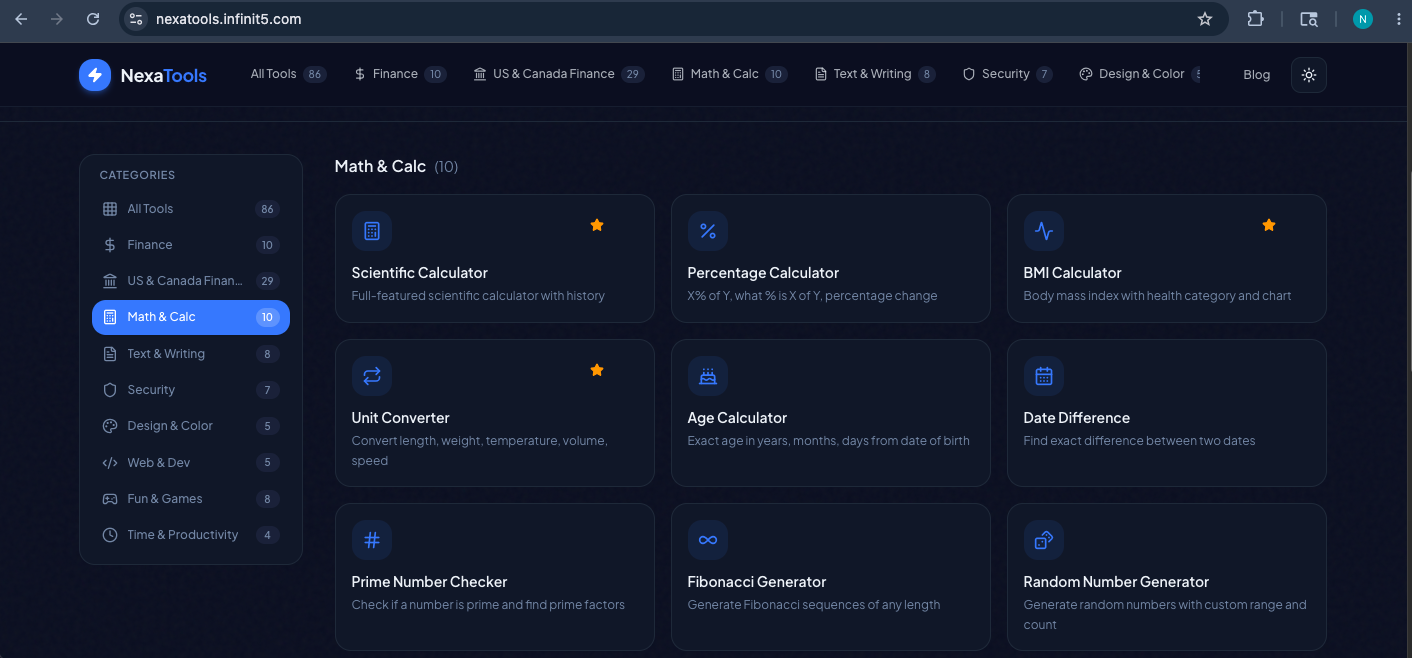 NexaTools — Free Online Tools gallery image