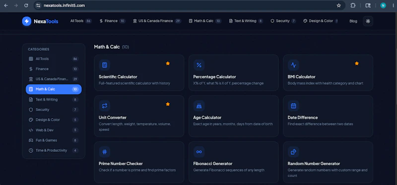 NexaTools — Free Online Tools screenshot 3