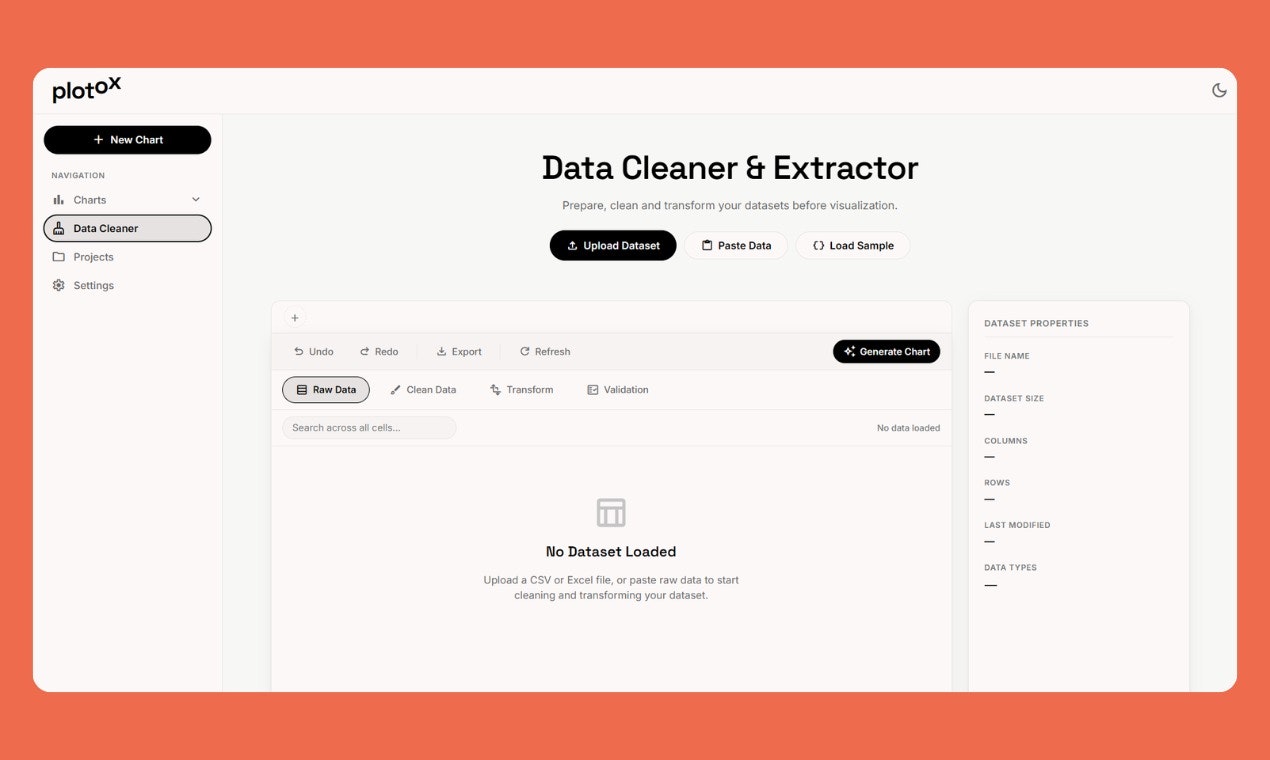 Plotox — Simple Data to Graph Generator  gallery image