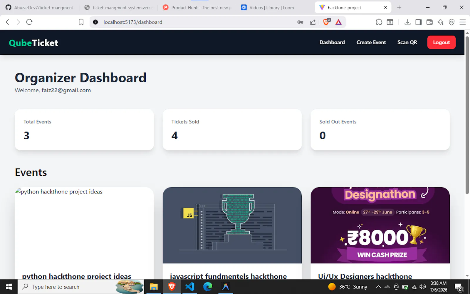 Event-Ticket-mangment-system screenshot 6