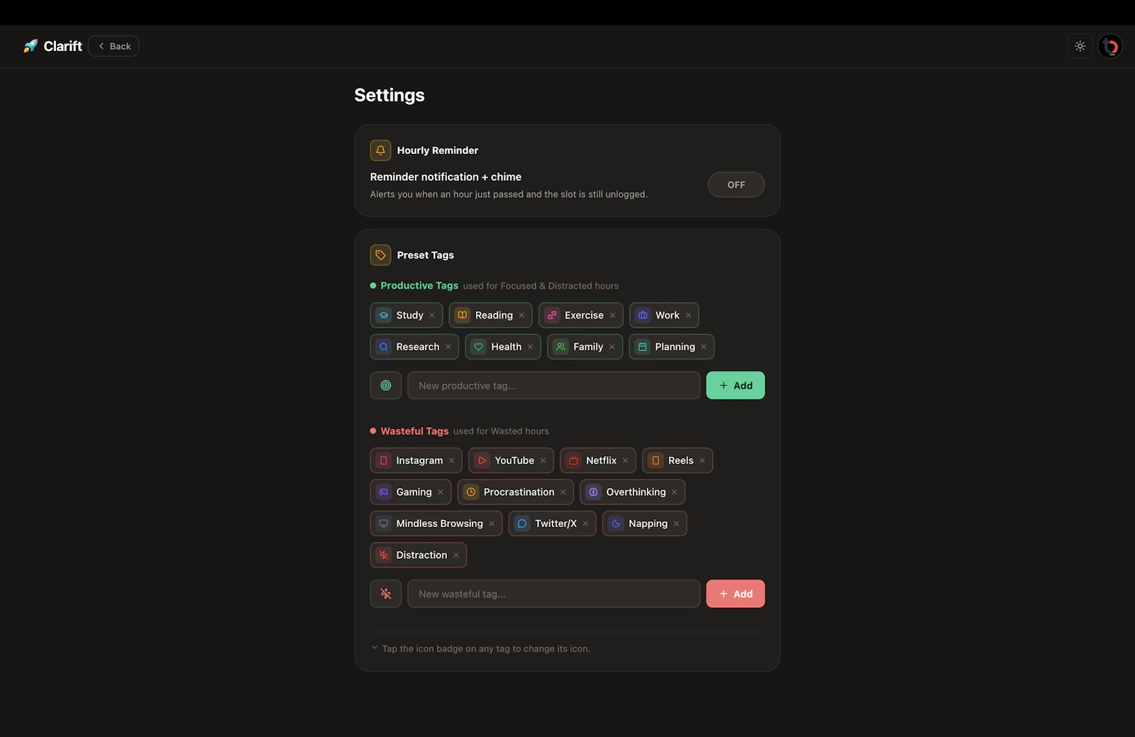 Clarift screenshot 11