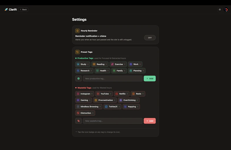 Clarift screenshot 11