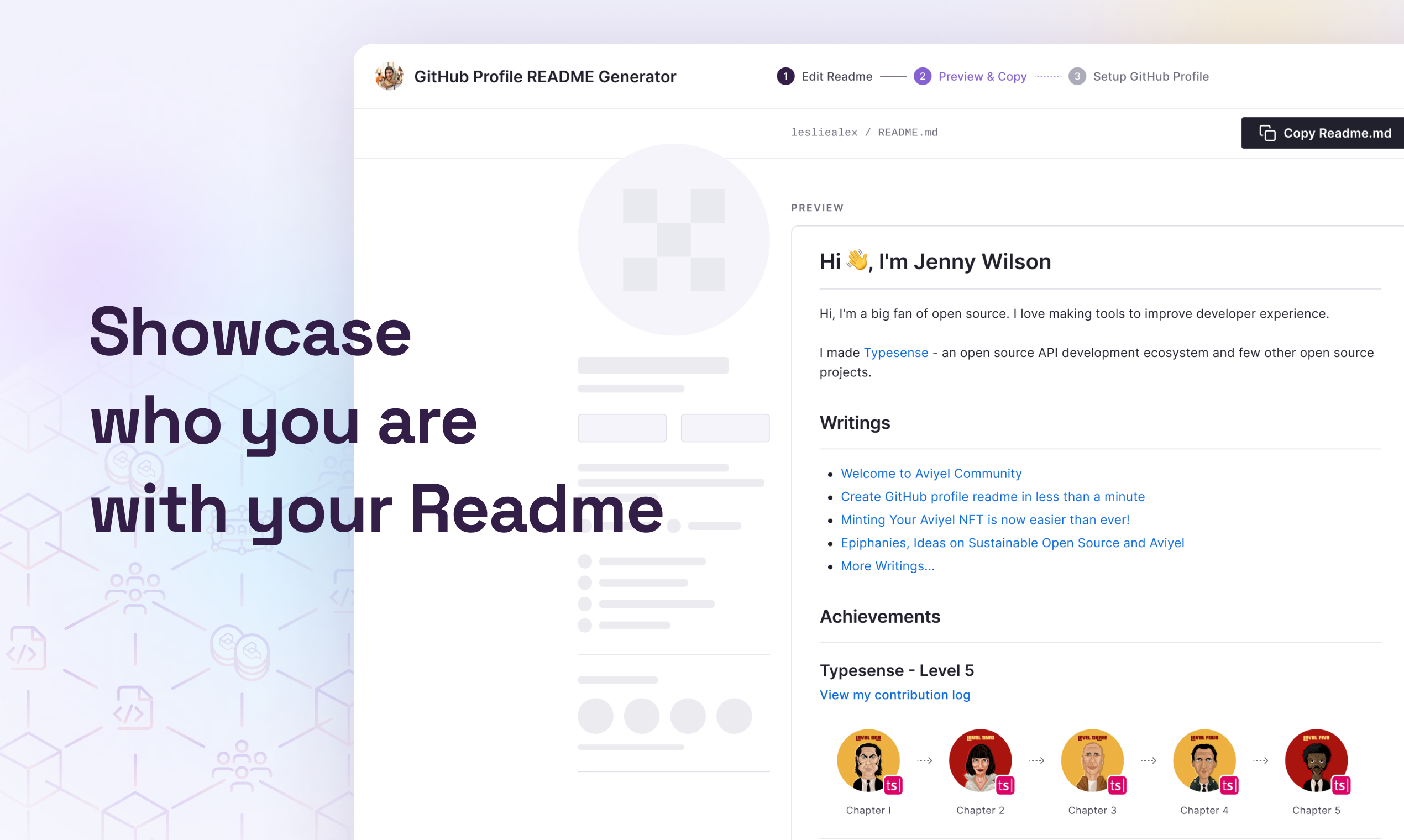 Aviyel Readme Generator media 2