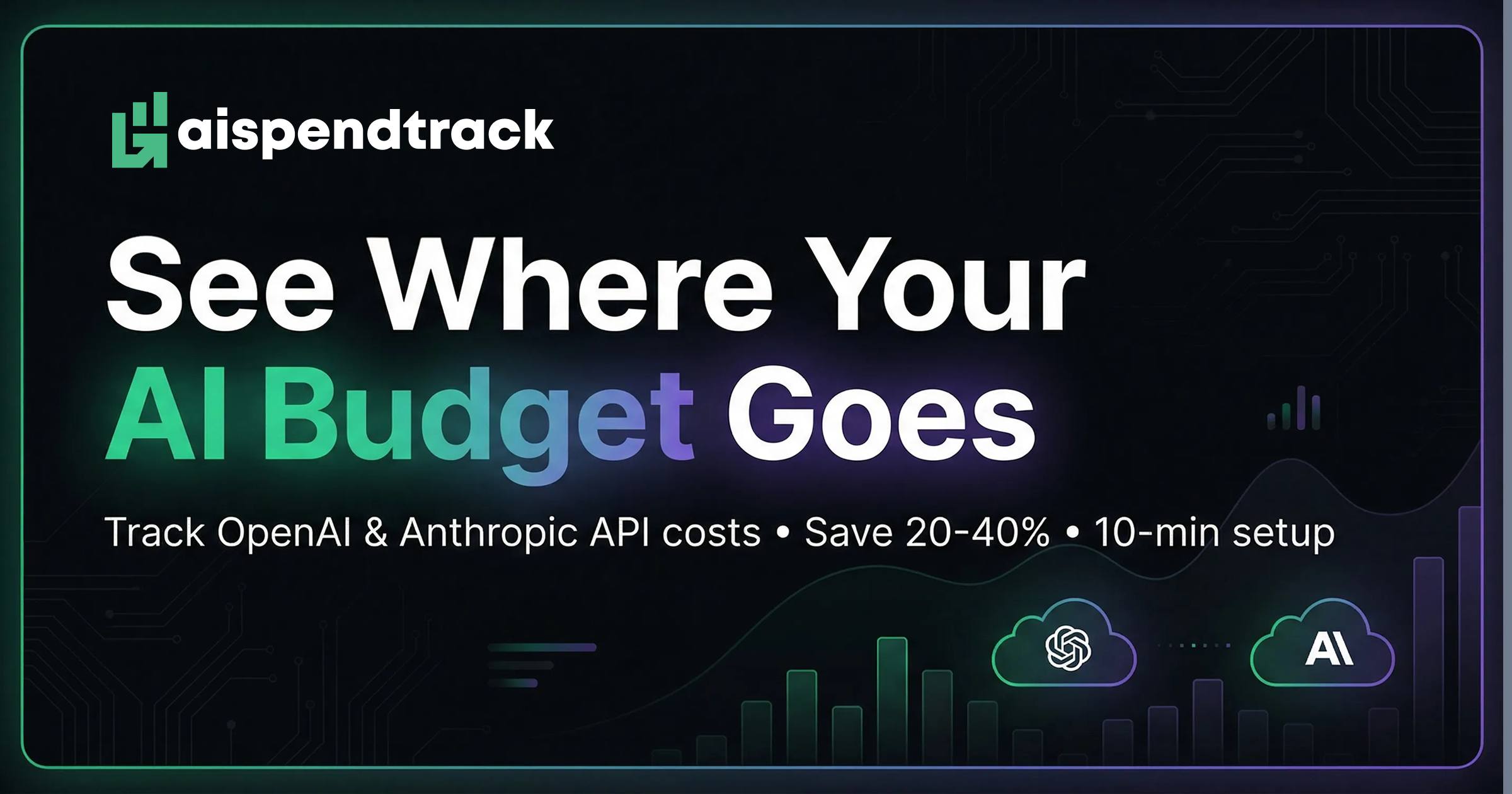 AiSpendTrack - Main product screenshot demonstrating key features and user interface
