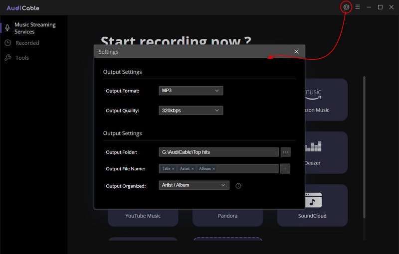 Média Enregistreur audio audio audiable - Meilleur enregistreur de musique en streaming pour tous les sites de streaming. 2