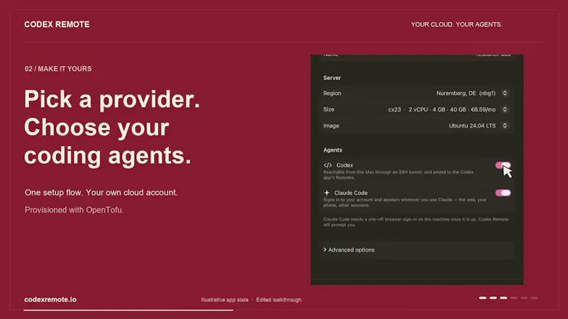 Codex Remote screenshot 1 (video preview)
