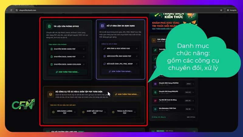 ChuyenFileNhanh screenshot 1 (video preview)
