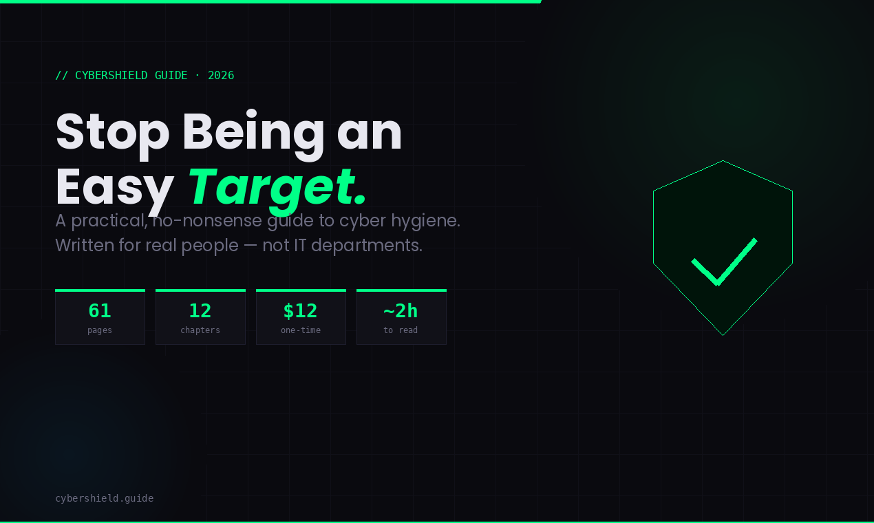 CyberShield — Basic Cyber Hygiene Guide media 1