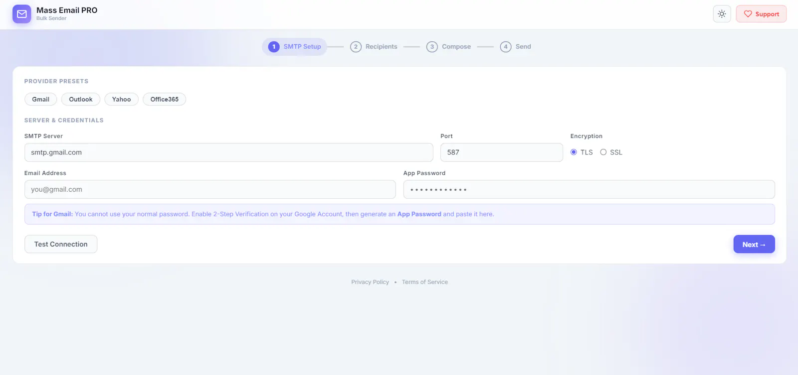 Mass Email PRO screenshot 1