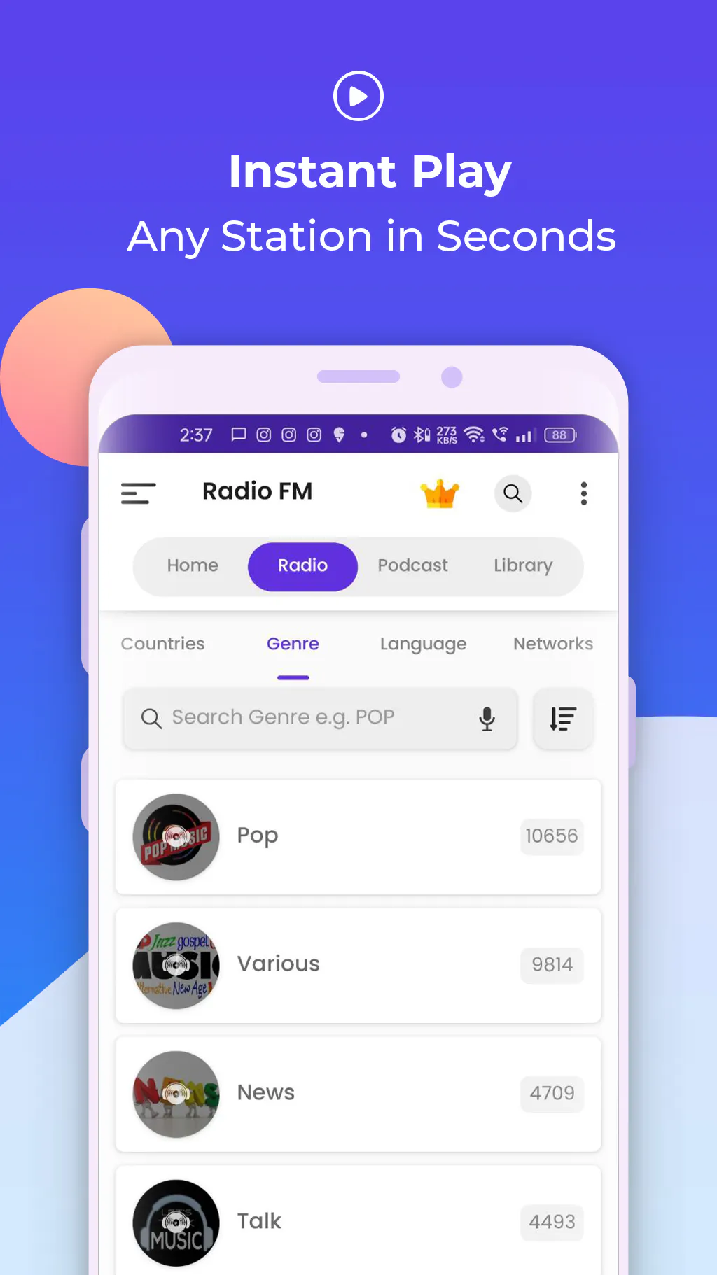 Radio FM : Online Radio, News & Podcasts gallery image