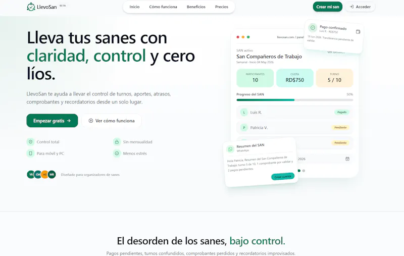 LlevoSan screenshot 1