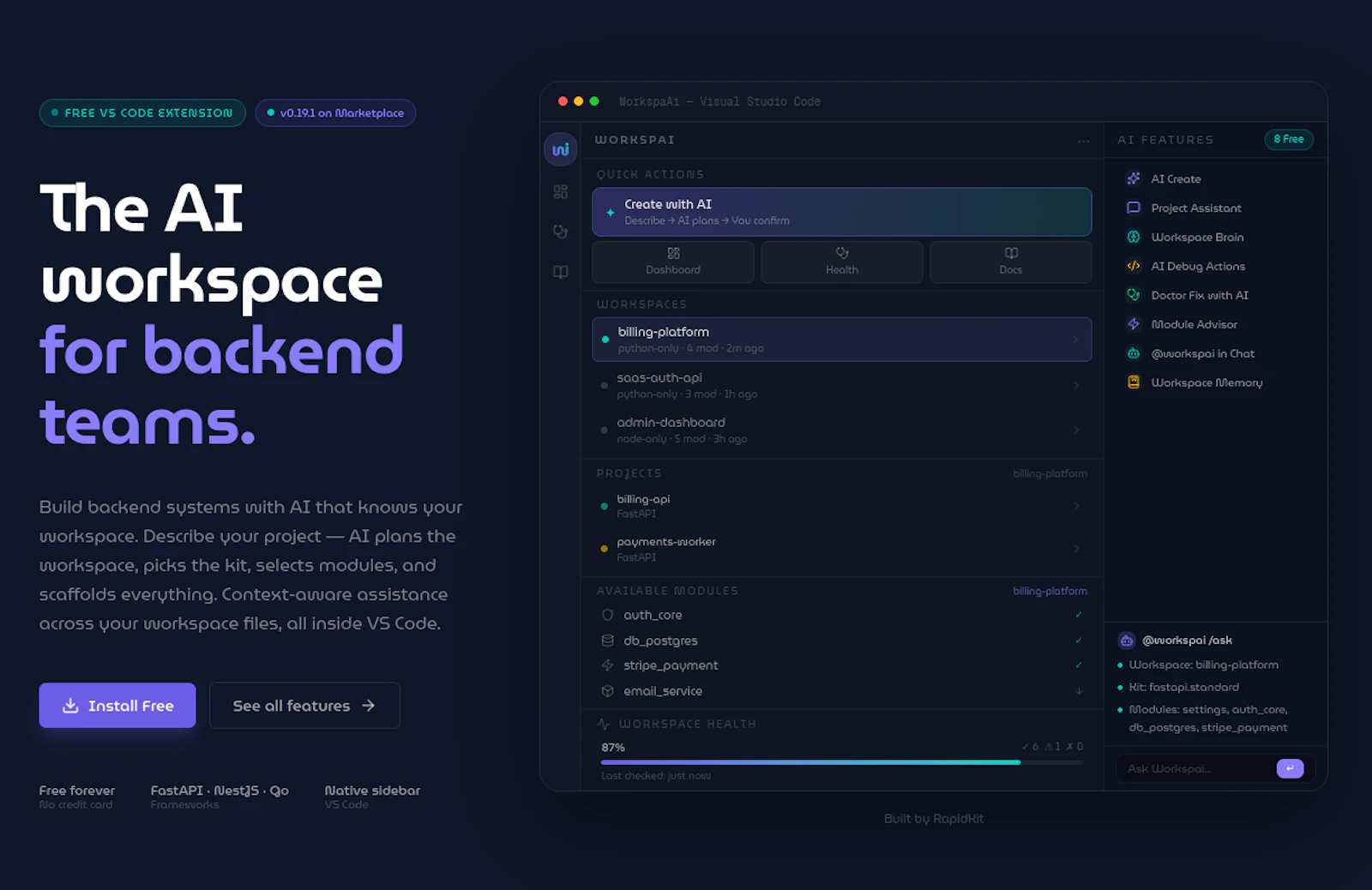 WorkspAi screenshot 1