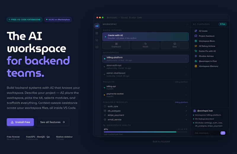 WorkspAi screenshot 1