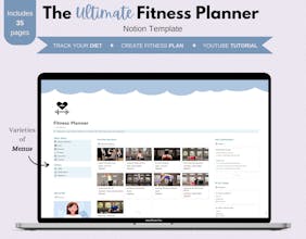 Ultimate Fitness Planner Notion Template gallery image