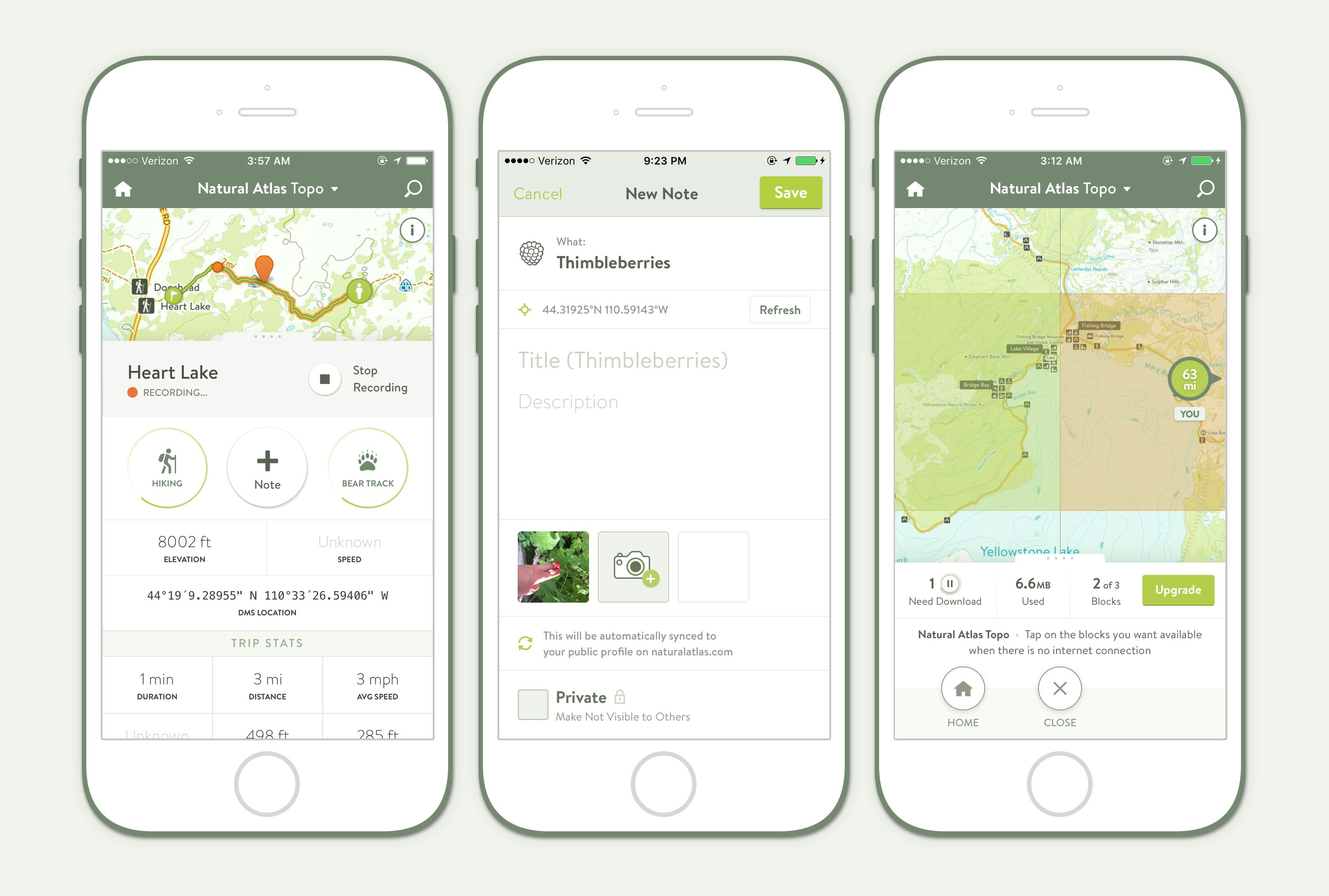 Natural Atlas iOS App gallery image