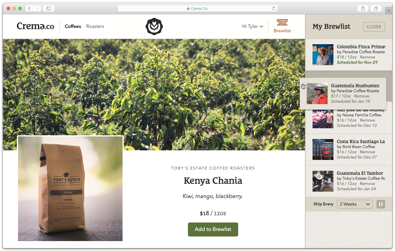 Crema.co gallery image