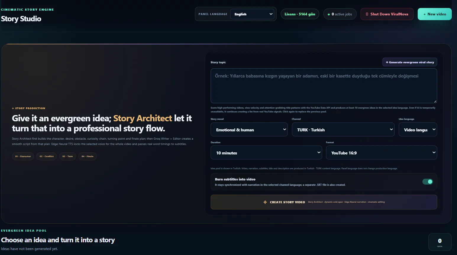 Viral Nova — AI Video Automation gallery image