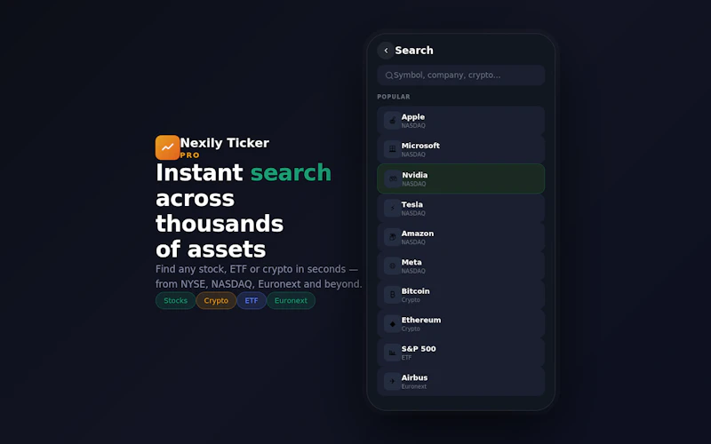 Nexily Ticker screenshot 1