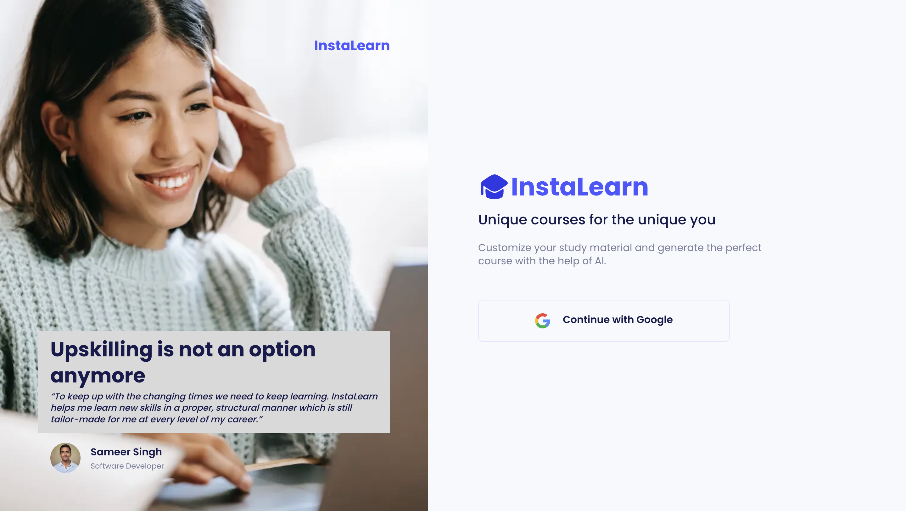 Insta Leer - Uw gepersonaliseerde AI Powered Tech Learning Companion media 1