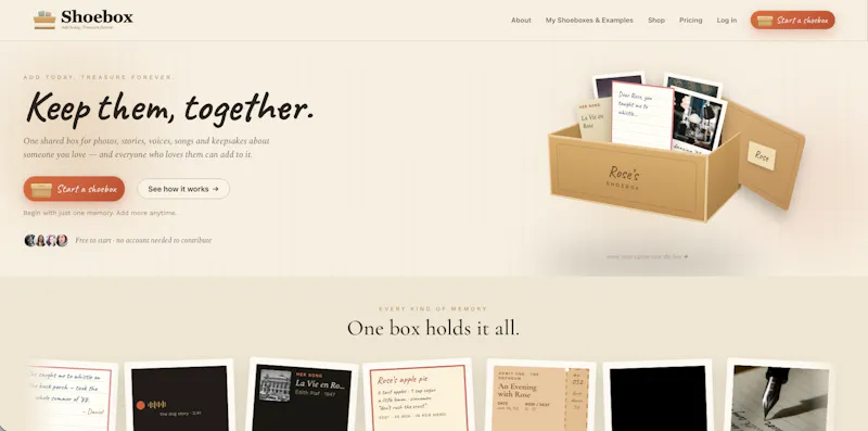 Shoebox Digital screenshot 2