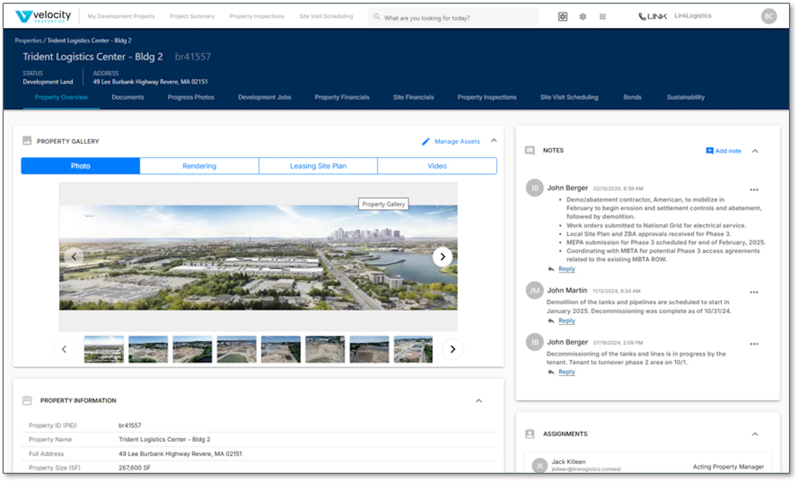 Velocity Properties screenshot 1