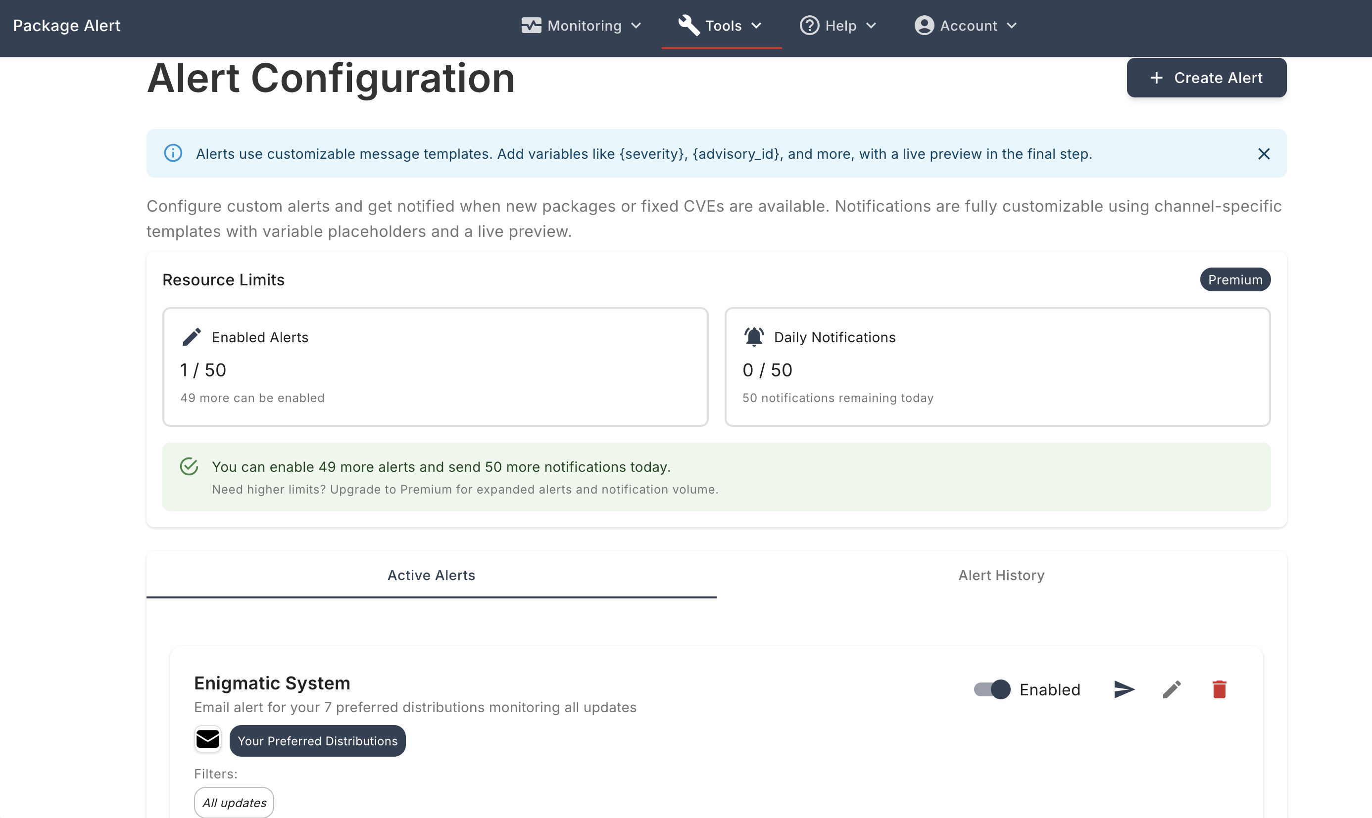 Package Alert gallery image