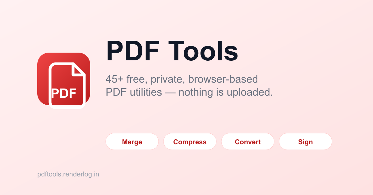 PDF Tools by Renderlog gallery image