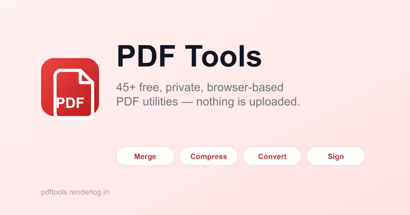 PDF Tools by Renderlog screenshot 1
