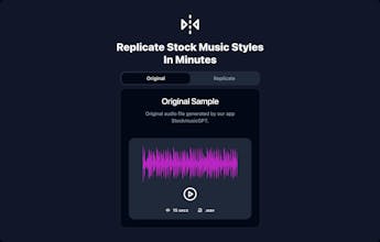 StockmusicGPT: AI Stock Music Generator gallery image