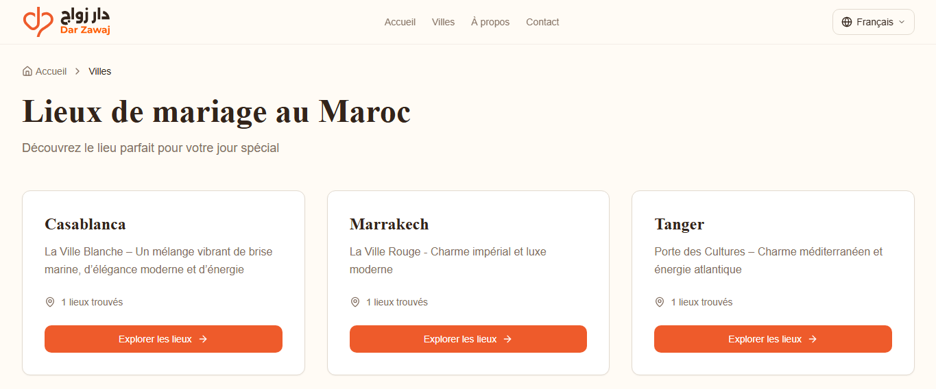Dar Zawaj - Screenshot 2 showing product features and functionality