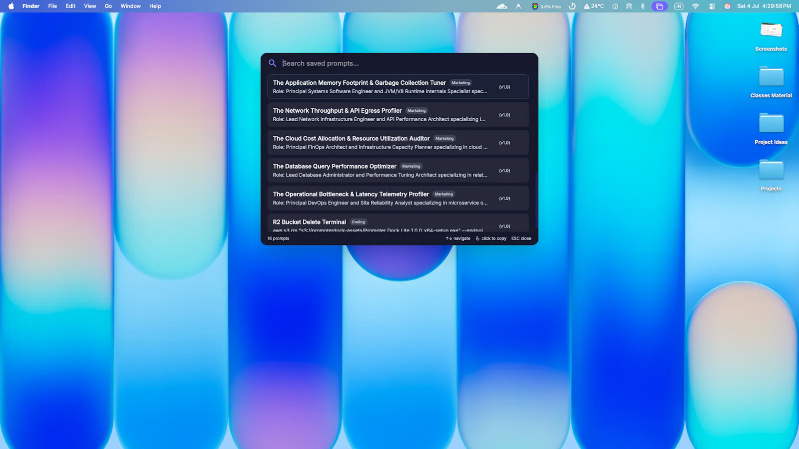 Prompter Dock screenshot 2
