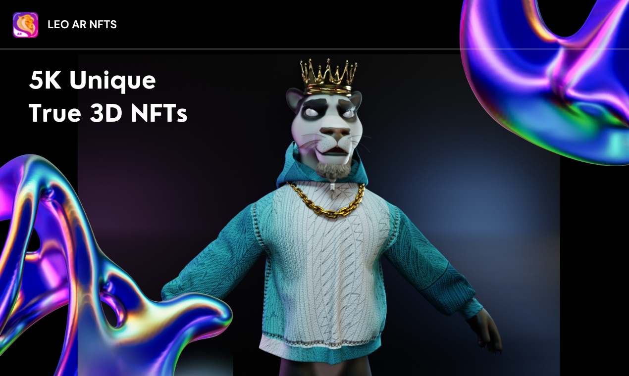 وسائط Leo AR 3D NFTS - 3D 3D NFTS AR 5