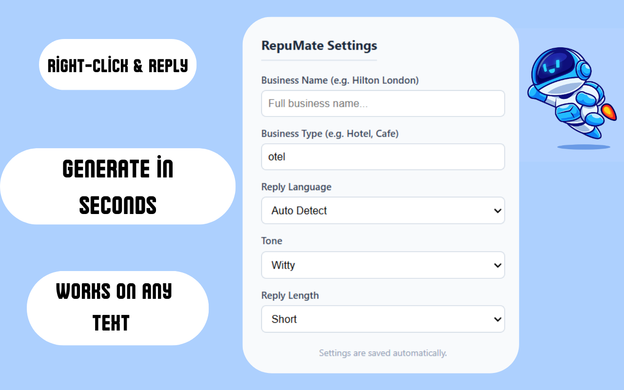 RepuMate - Screenshot 2 showing product features and functionality