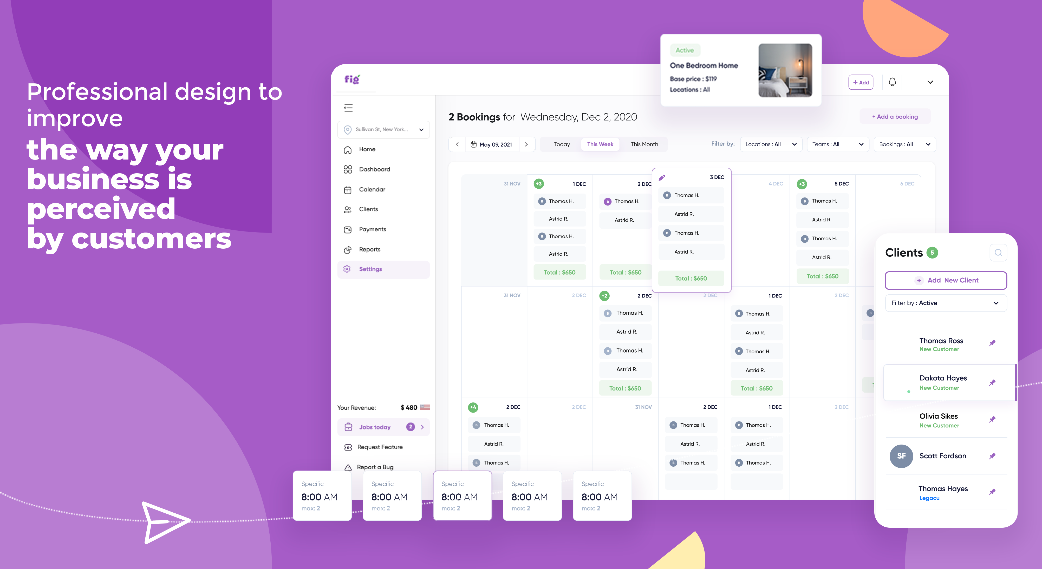 Fig Booking Software gallery image
