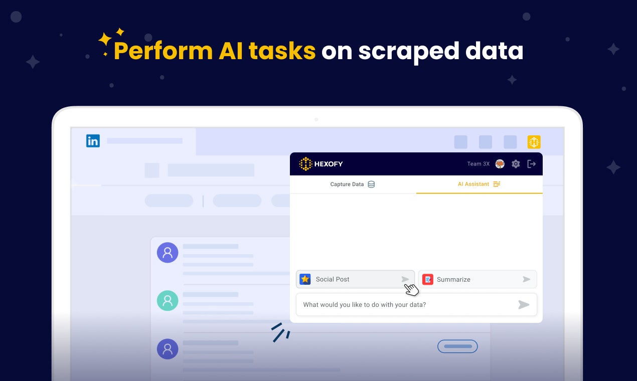 startuptile Hexofy + AI-Capture data from any page like magic - now with AI