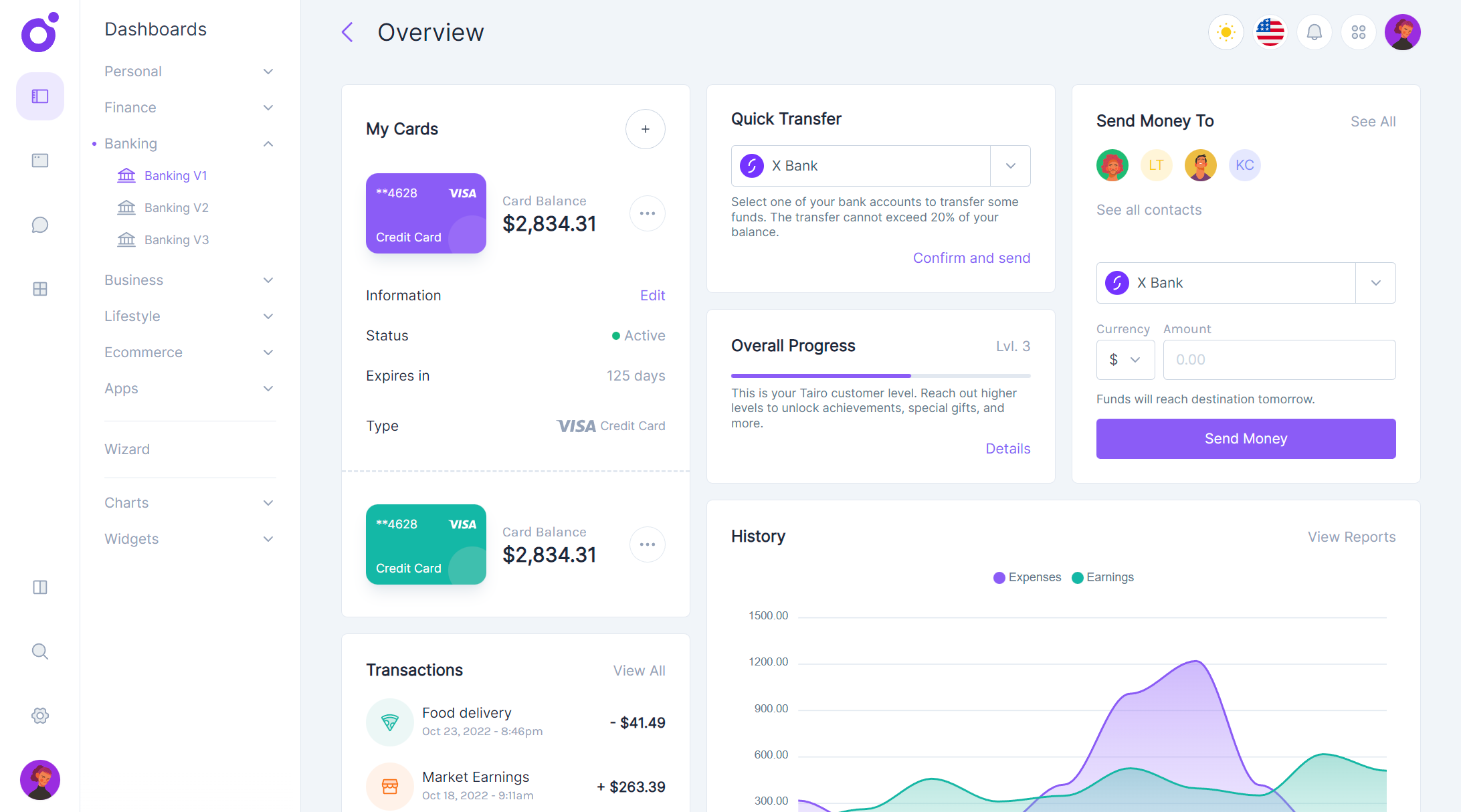 Tairo Dashboard System media 3