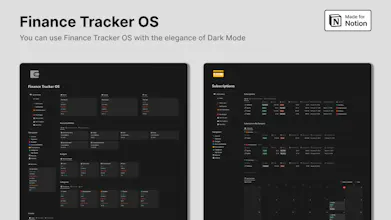 Finance Tracker OS gallery image