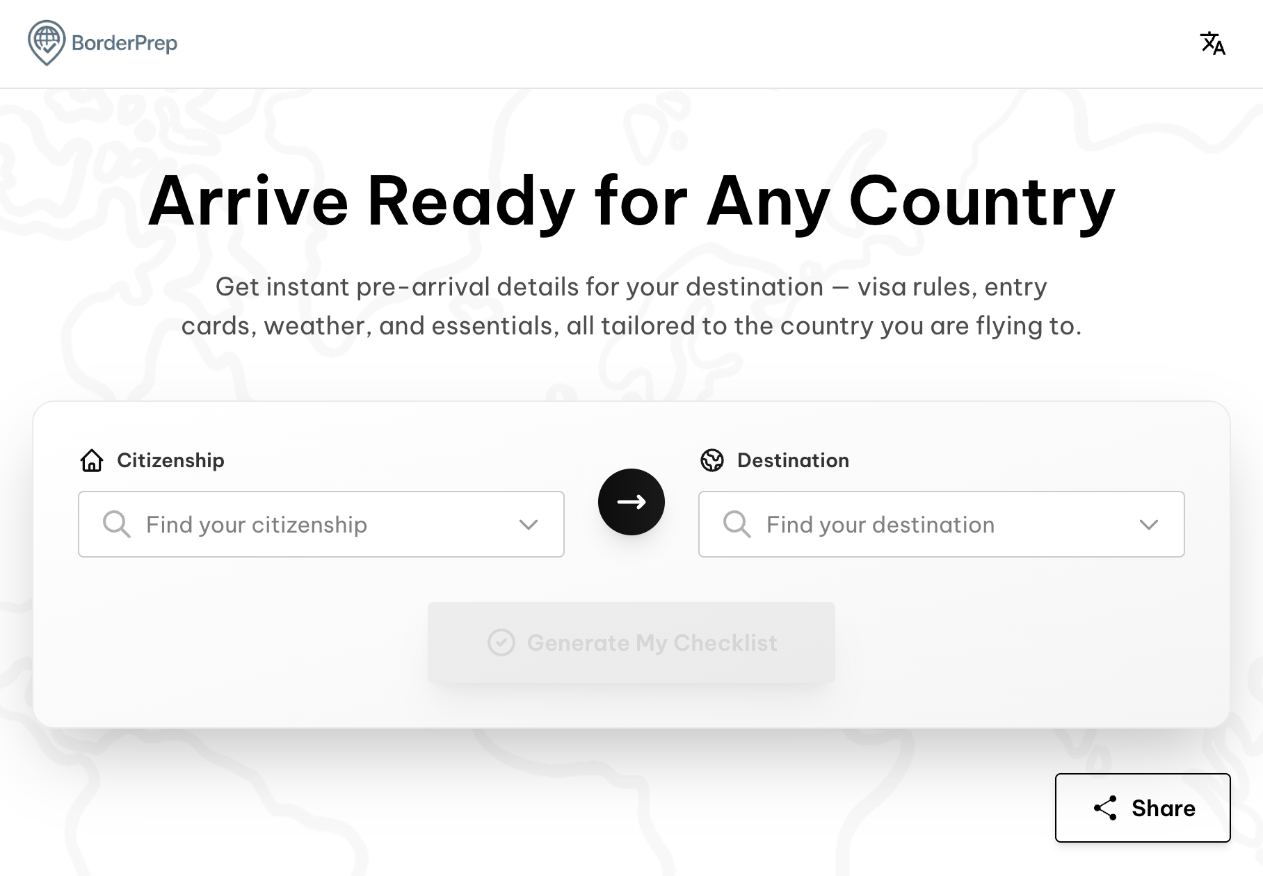 BorderPrep - Screenshot 2 showing product features and functionality