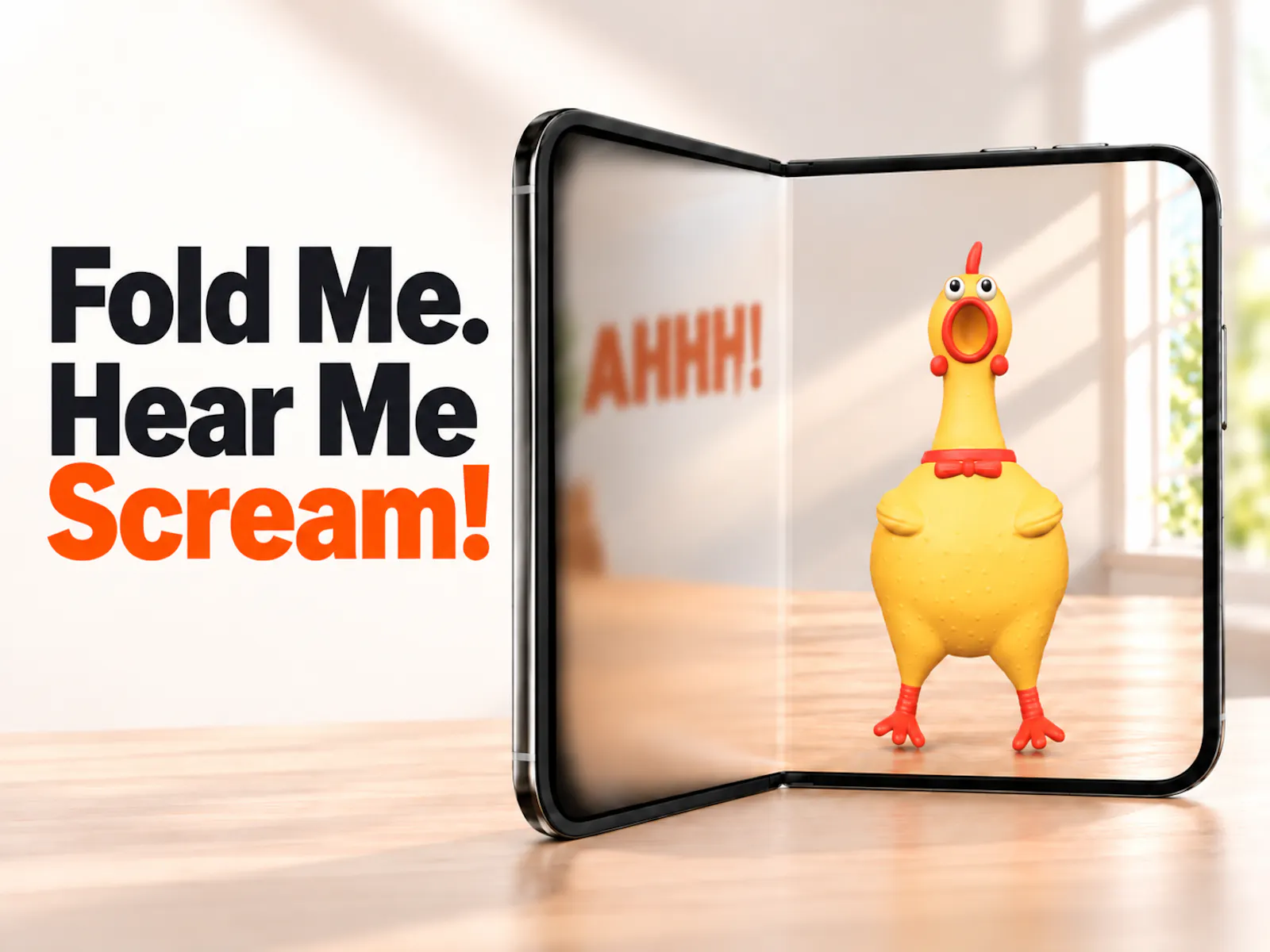 FoldAhhh - Screaming Chicken screenshot 1