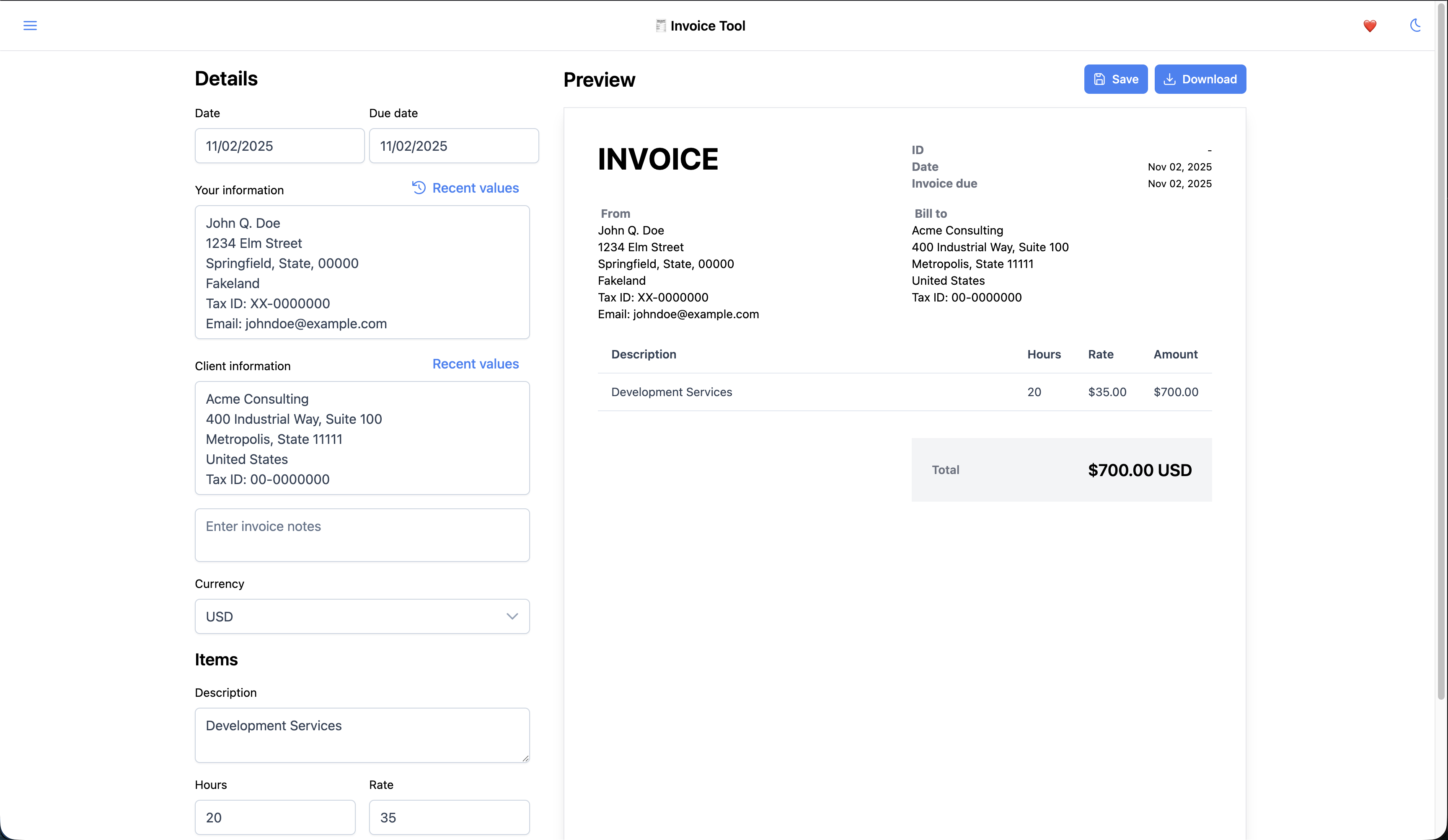 Invoice Tool gallery image