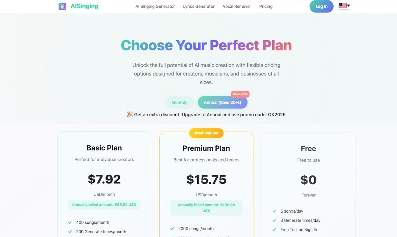 AI Singing gallery image