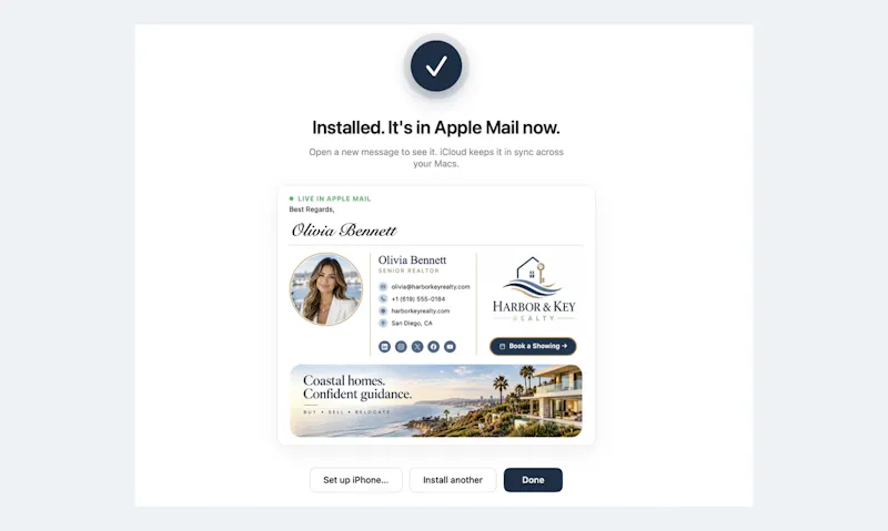 Autograph for Apple Mail screenshot 3