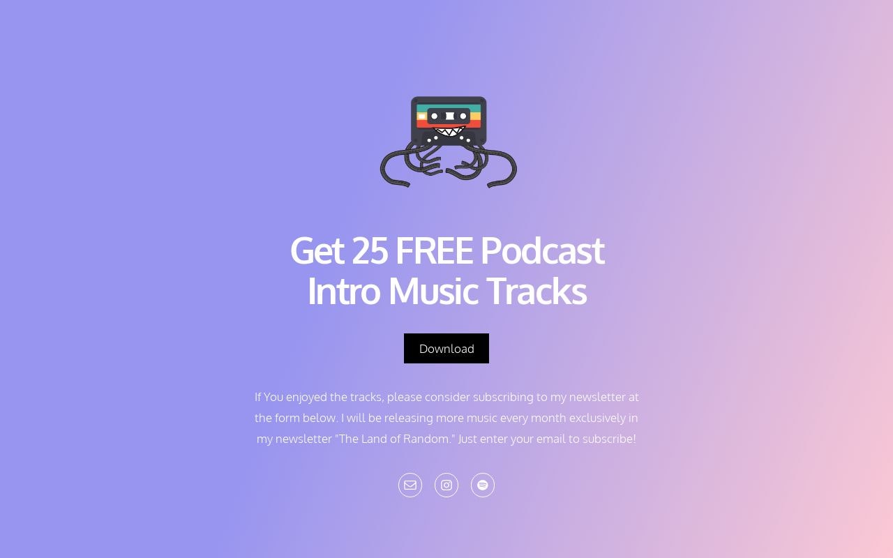 Free Podcast Music Intros gallery image