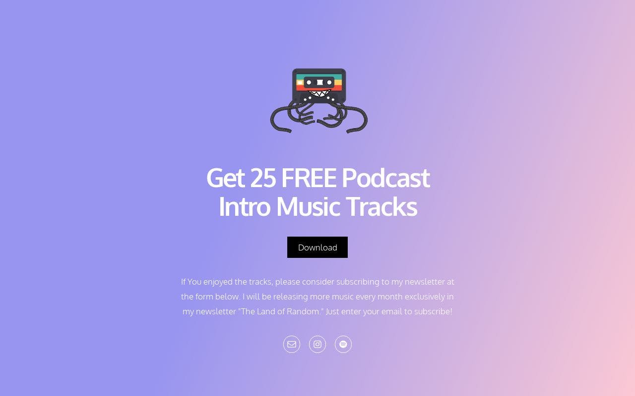 Free Podcast Music Intros media 1