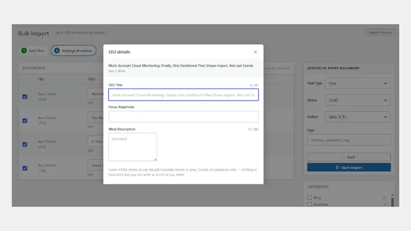 DocxToWP - WordPress Import & Schedule screenshot 5